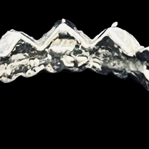 Marsala Company Sterling Silver W/Black Enamel Hearts Adjustable Toe Ring (R315) - Picture 5 of 5